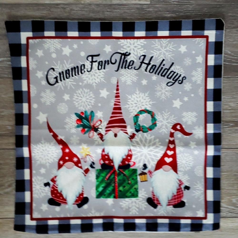 3 / $35 Gnomes christmas accent pillow cover